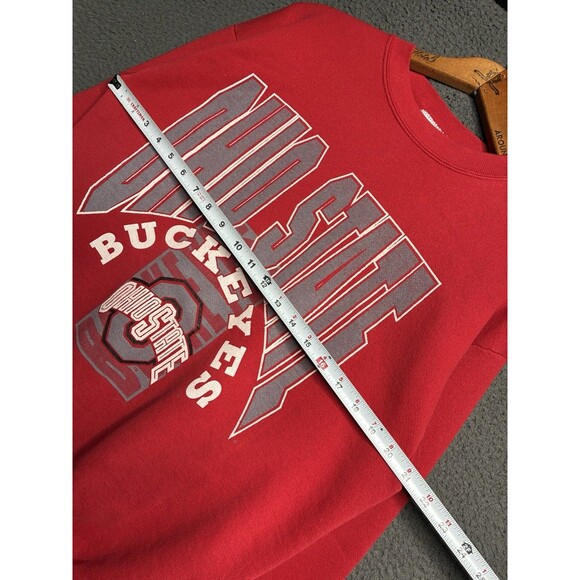 Vintage 80s 90s Ohio State Buckeyes NCAA Crewneck Pullover Sweatshirt Size Large - Picture 12 of 12